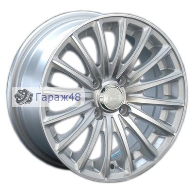 LS 804 R15 / 6.5J PCD 4x98 ET 32 ЦО 58.6 Литые Серебристый полированный